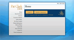 Desktop Screenshot of patclarkdds.com